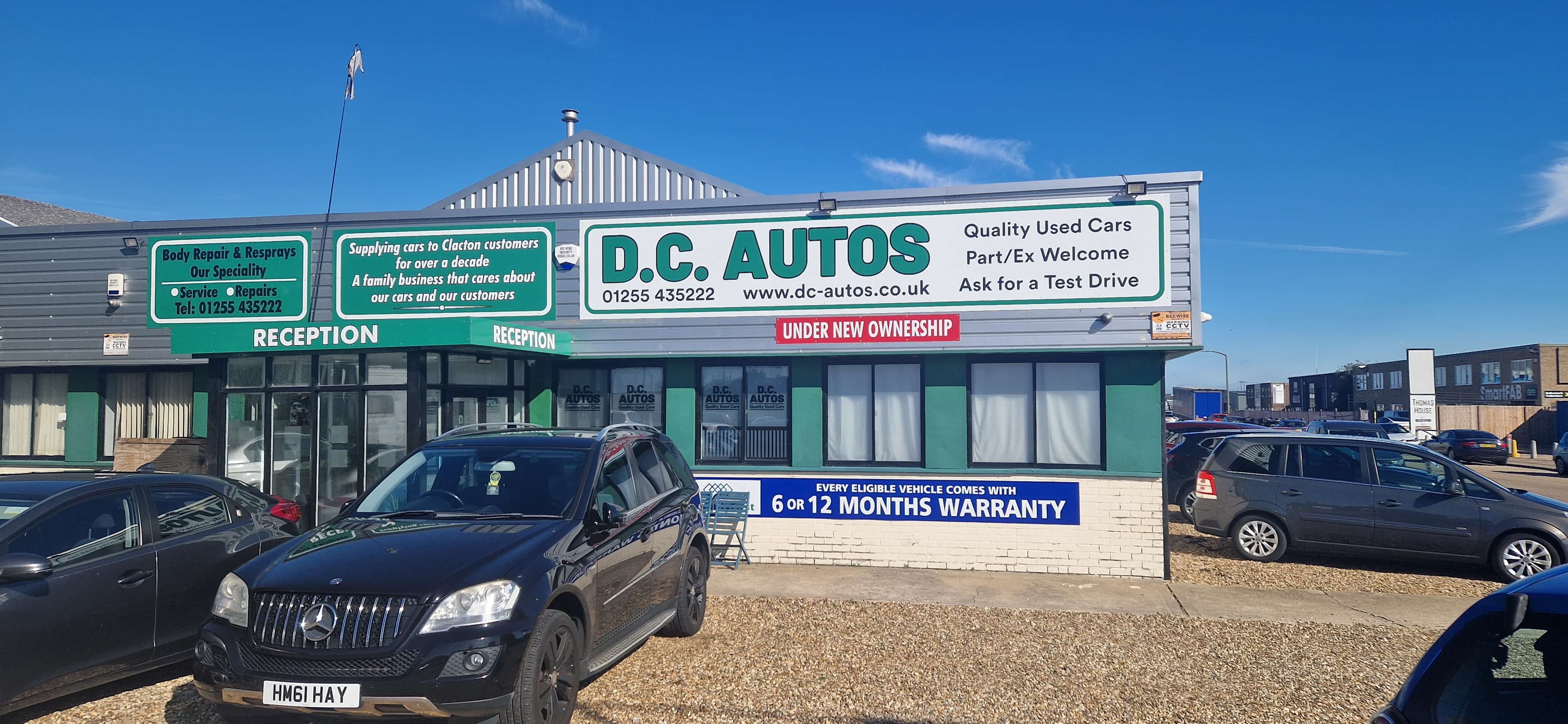 D.C. Autos car forecourt on Telford Road